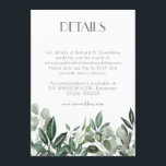 RSVP enclosure card greenery wreath<br><div class="desc">Greenery Bouquet,  A rich dark lush wedding invitation of greenery for a distinctive suite that could be festive,  or high summer depending on the envelopes and accessories. Sage green,  dark emerald,  and a white backdrop. A perfect amount of rustic charm,  and elegant botanicals.</div>