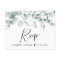 RSVP Eucalyptus Watercolor QR Code Wedding