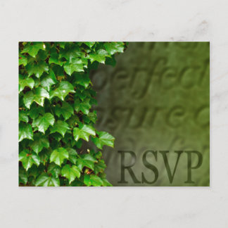 RSVP Event And Wedding Invitation Postcard
