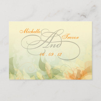 RSVP - Fancy Floral Wedding Response Cards