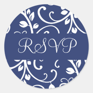 RSVP Floral Vine Envelope Sticker Seal