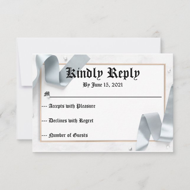 RSVP for Wedding (Front)