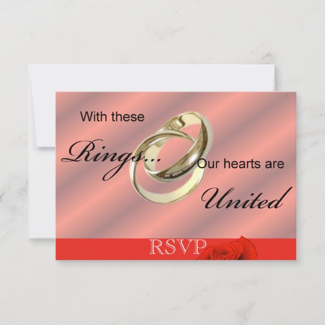 RSVP Gay lesbian Wedding invitation Announcement (Front)