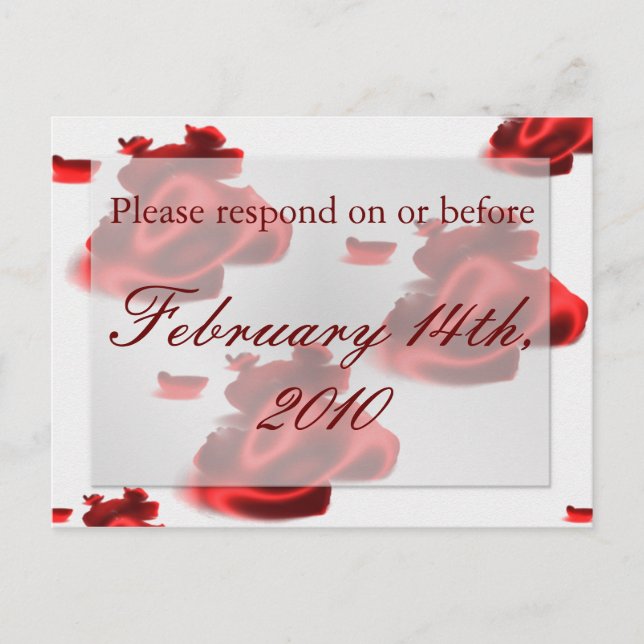 RSVP INVITATION POSTCARD (Front)