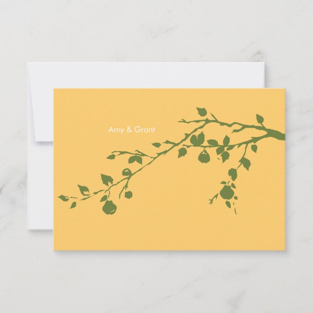 RSVP Mailer Set  - A Great Pear Card (Front)