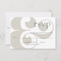 RSVP -  modern ampersand design