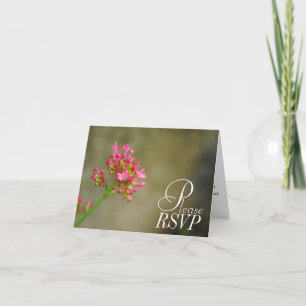 RSVP Pink Flower Card