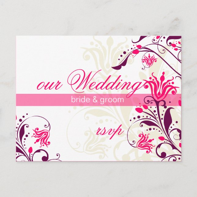 RSVP REPLY CARD :: lily (Front)