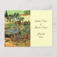RSVP, response card, van Gogh