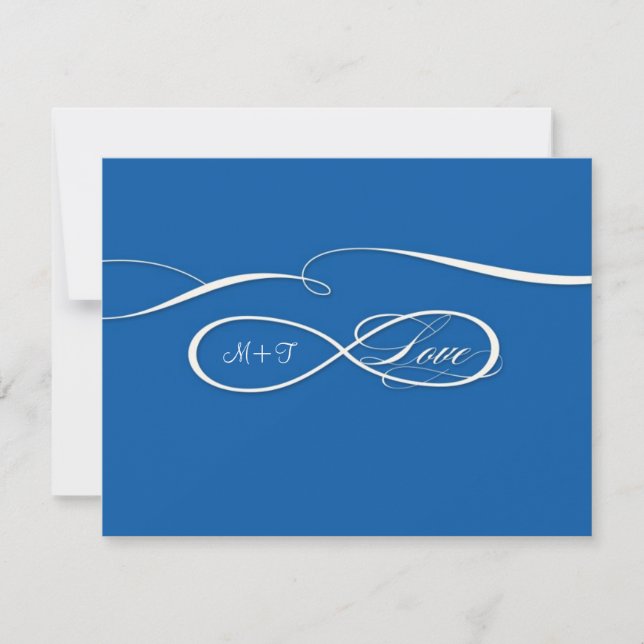 RSVP Response Infinity Symbol Sign Infinite Love W (Front)