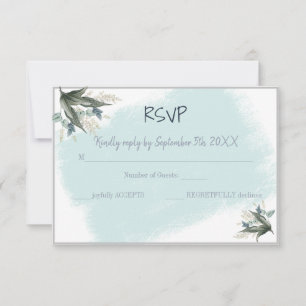RSVP Response Wedding Card