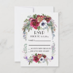 RSVP See Back Card