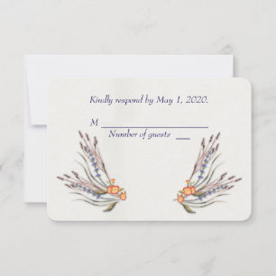 RSVP watercolor floral