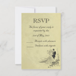 RSVP Wedding Card