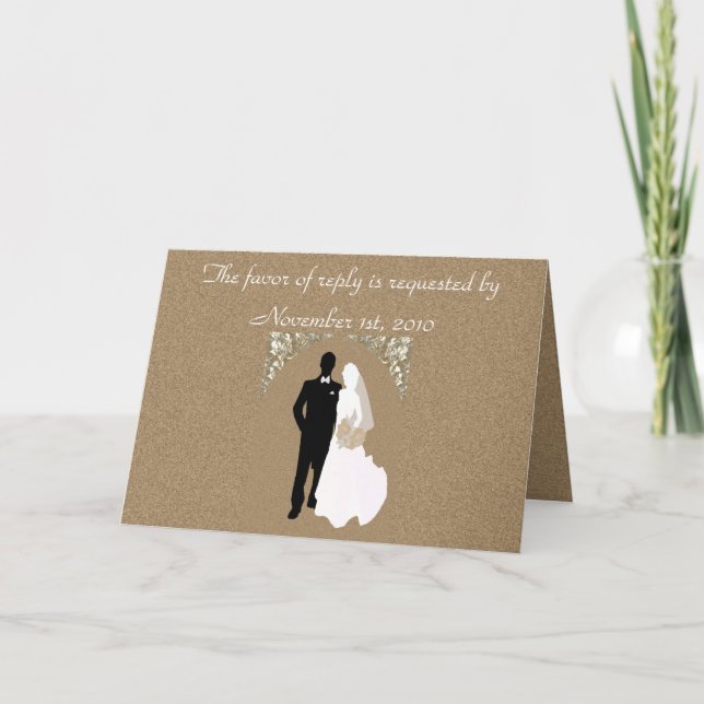 RSVP Wedding Invitation Template (Front)