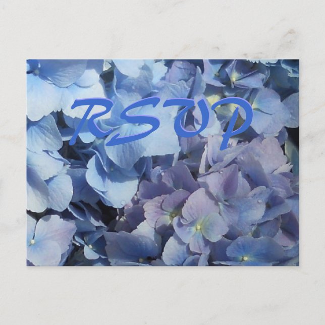 RSVP Wedding Reception Invitation Postcard (Front)