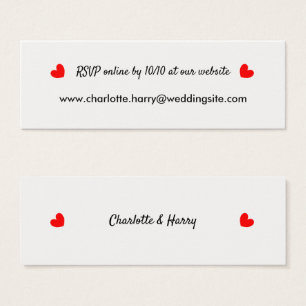 RSVP Wedding Website Personalised