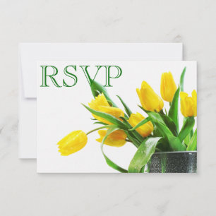 RSVP Yellow Tulips Card