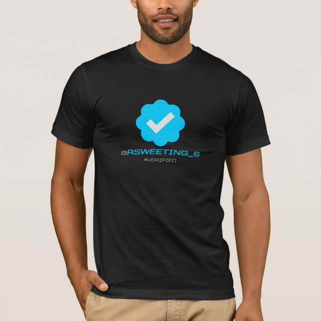 @RSweeting_6 - Verified - Black T-Shirt (Front)
