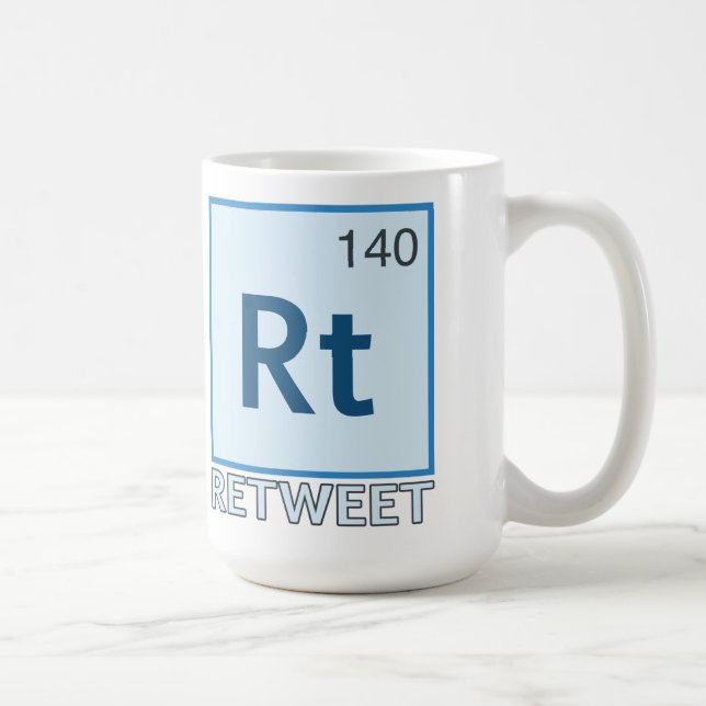 RT 140 / Retweet Element Coffee Mug (Right)