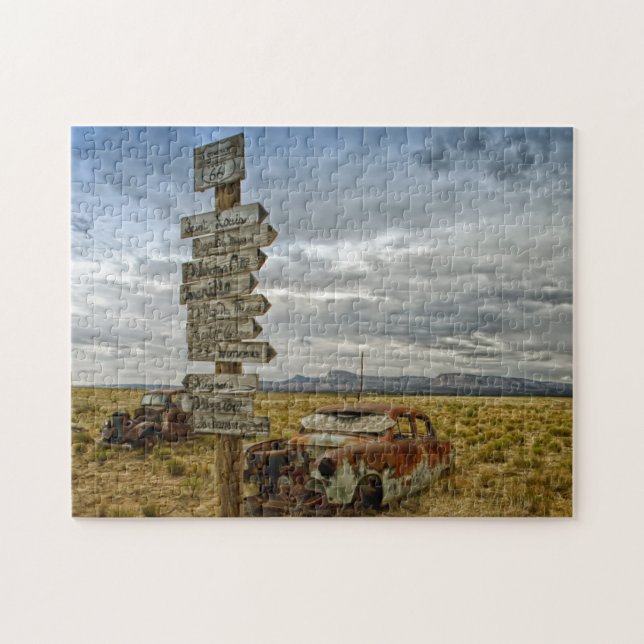 RT 66 Arizona Desert Jigsaw Puzzle (Horizontal)