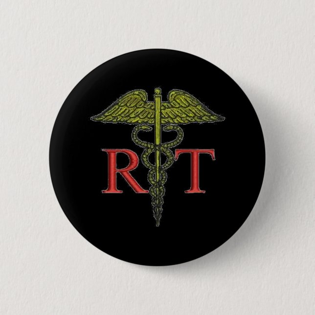 rt logo 6 cm round badge (Front)