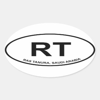 RT Oval Sticker