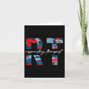 Rt Patriotic 4th Of July Usa Flag Independence Day Card