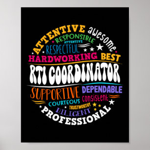 Rti Coordinator Intervention Teacher School Team S Poster