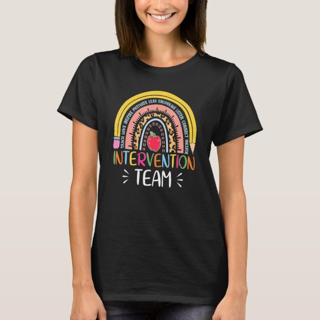 Rti Team Response Intervention Teacher School Team T-Shirt (Front)
