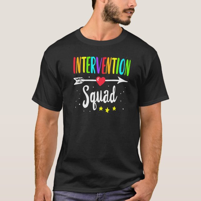 Rti Team T Response Intervention Teacher School Sq T-Shirt (Front)