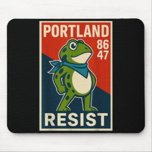 Rtland Frog Protest For Men And Women  Mouse Pad