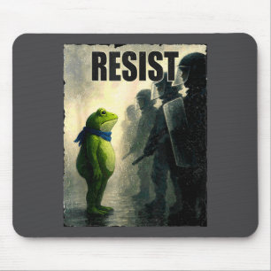 Rtland Frog Resist Suprt Democracy Mouse Pad
