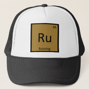 Ru - Running Sports Chemistry Periodic Table Trucker Hat