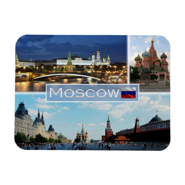 RU Russia - Moscow - Magnet (Horizontal)