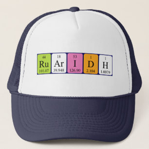 Ruaridh periodic table name hat