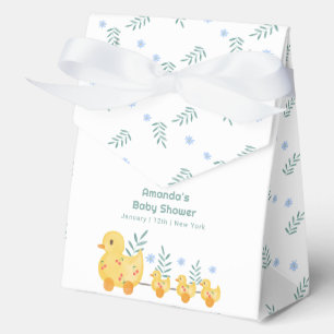 Rub A Dub Dub Cherry Mummy Duck Baby Shower Favour Box