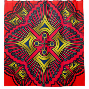 Rub-a-Dub-Dub Colourful 3D Shower Curtain – Vibran