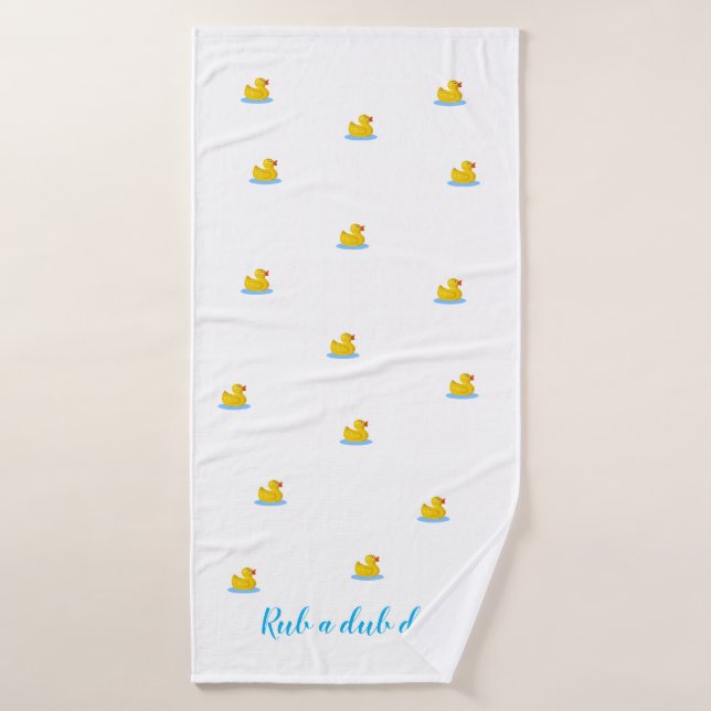 Rub A Dub Dub Duck Bath Towel (Bath Towel)