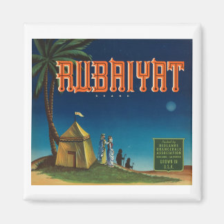 Rubaiyat Vintage Crate label Magnet