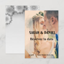 Ruban de charme sauver les cartes de date save