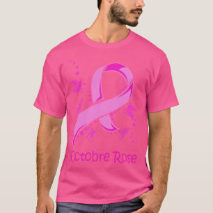 Ruban Rose Lutte Contre du Sein Octobre Rose T-Shirt