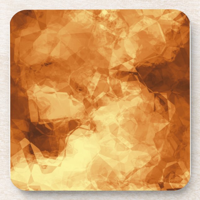 Rubbed Copper Coaster (Front)