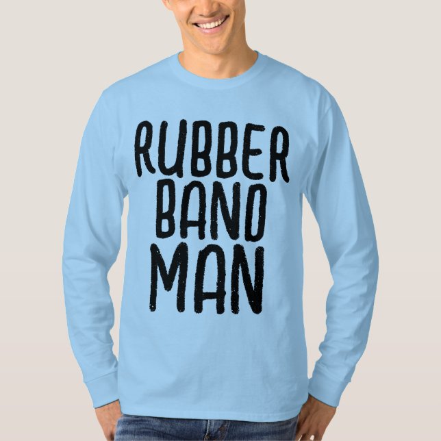 RUBBER BAND MAN VINTAGE T-SHIRTS MENS (Front)