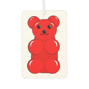 rubber bear car air freshener