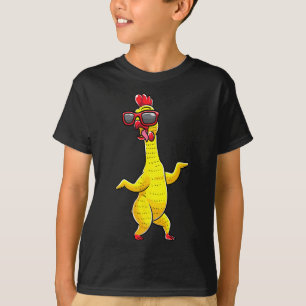 Rubber Chicken Dancing Party Funny Kids Men Women T-Shirt