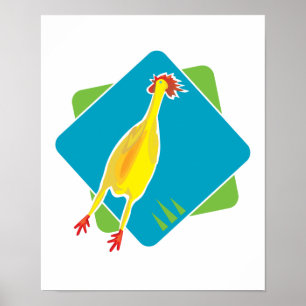 rubber chicken poster