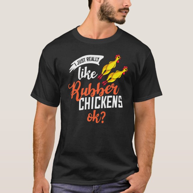 Rubber Chicken Screaming Costume T-Shirt (Front)