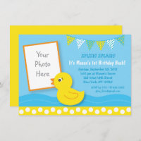Rubber Duck 1st Birthday