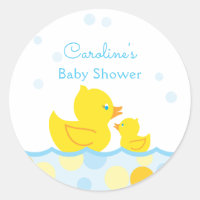 Rubber Duck Baby Shower Favours